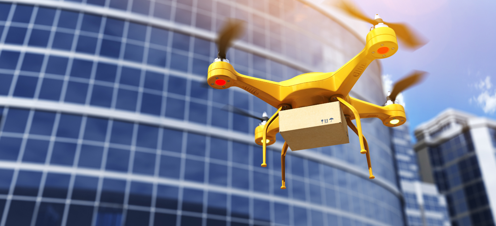 Drone Delivering a produc